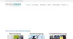 Desktop Screenshot of nobleclean.at