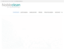 Tablet Screenshot of nobleclean.at